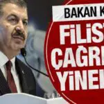 Bakan Koca çağrısını yineledi: Filistinli kardeşlerimiz için hazırız!